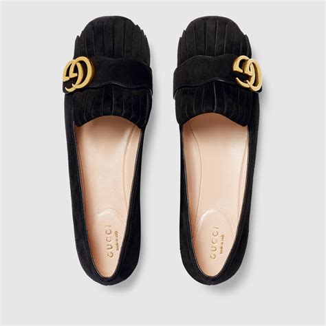 zwart glans gucci ballerina 2008|Gucci ladies ballet flats.